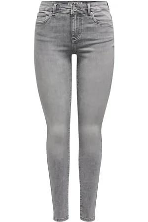 ONLY Onlwauw Ana104-Maglia a Vita Media Skinny DNM Jeans, , (M) W x 34L Donna