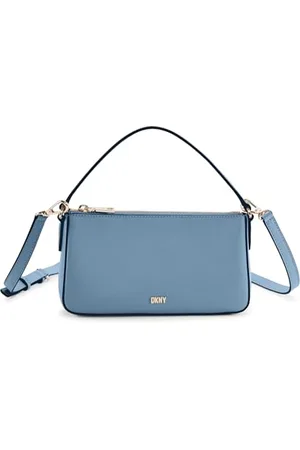 DKNY Bryant Park Top Zip Demi, Crossbody Donna, (Coastal Blue), OneSize