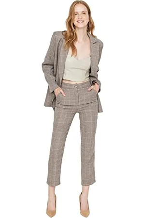 Trendyol Pantaloni Normali della Sigaretta della Vita, , 68 Donna