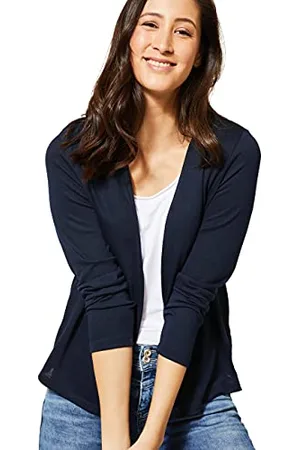 Street one Nette Maglione Cardigan, (Deep Blue), 48 Donna