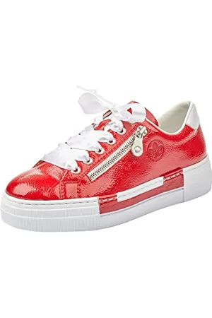 Rieker Spring/Summer N49C2, Scarpe da Ginnastica Donna, Red, 35 EU