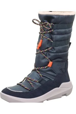 Superfit Twilight Warm gefütterte Gore-Tex, Stivali da Neve, Blau/Orange 8010, 37 EU Larga