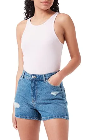 ONLY ONLJAGGER Life HW Mom Shorts DNM Noos Pantaloncini, , M Donna