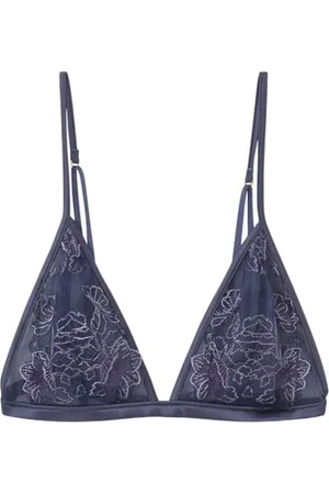 Women secret Naturale Reggiseno Triangolare Tulle Ricamo, , 3B Donna