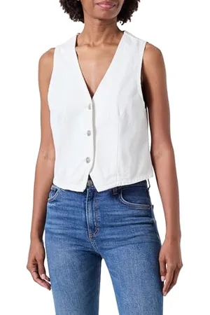 Pieces® Gilet Pcsky Smanicato Jeans, , M Donna