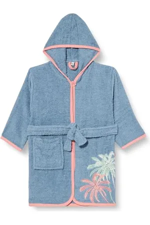 Playshoes Kinder Frottee-Bademantel Vestaglia, , 110/116 Unisex-Bambini e Ragazzi