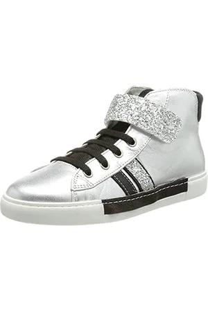 Primigi PSD 84306, Scarpe da ginnastica, Bambine e Ragazze, Grigio (Argento Silber), 24 EU
