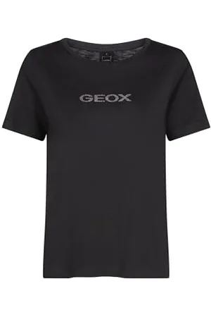 Geox Maglietta con Logo W T-Shirt, , XL Donna