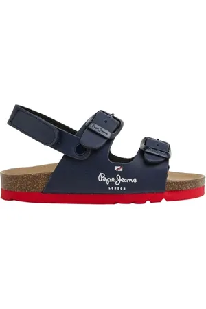 Pepe Jeans Bio Double Kansas Bk, Sandalo Bambini e ragazzi, Blu (blu marino), 27 EU