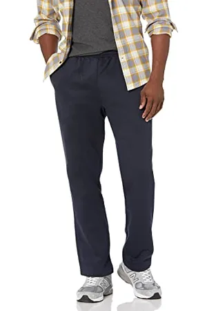 Amazon Pantaloni Sportivi in Pile con Fondo Aperto (Disponibili in Taglie Extra Forti) Uomo, , M