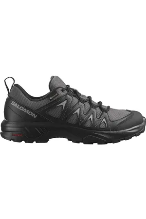 Salomon X Braze Gore-Tex Scarpe Impermeabili Escursionismo da Donna, Caratteristiche a prova di trekking, Design atletico, Versatilità, Magnet/Black/Black, 41 1/3 EU