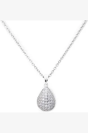MONTEVERDI 1VNAMONJ-NL-0033 - Collana da donna, in sterling 925 rodiato, 45 cm, Eine Grösse, sterling, Nessuna pietra preziosa