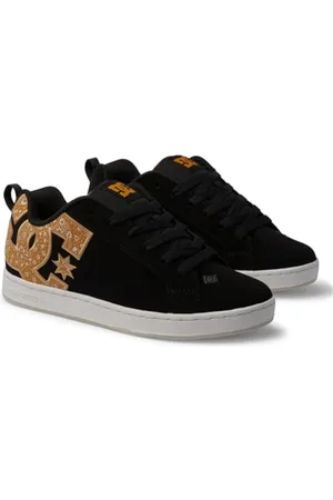 Dcshoes Court Graffik, Scarpe da Ginnastica Donna, Colore: e Oro, 43 EU