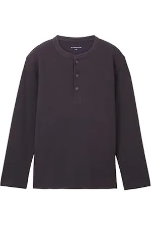 TOM TAILOR 1037563 Maglietta a Maniche Lunghe, 29476-Grigio Coal, 128 Bambini e Ragazzi