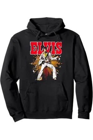 Elvis Presley Official Retro Felpa con Cappuccio