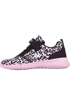 Kappa Sec Leo K Scarpe da corsa Unisex - Bambini e ragazzi, Nero (Black/Rosé), 28 EU