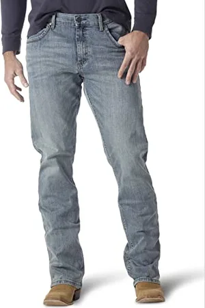 Wrangler Jean Bootcut Slim Fit retrò Jeans, , 40 W/34 L Uomo