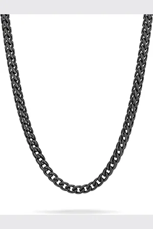 Fynch-Hatton Fynch Hatton Collana FHJ-0030-N-60 , 60, Acciaio inossidabile, Senza Gemme