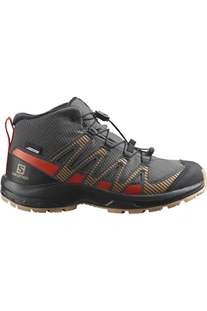 Salomon XA Pro V8 Mid Clima Waterproof Scarpe Outdoor da Bambini, Calzata Precisa, Grip e Protezione, Look Sportivo, Magnet, 32
