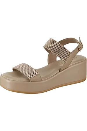 IGI&CO Donna ENGY, Sandali con Zeppa, Taupe/Cipria, 36 EU