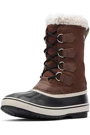 sorel 1964 Pac Nylon WP, Stivali da Neve Impermeabili, Uomo, Tobacco/Black 2023/2024, 41.5 EU