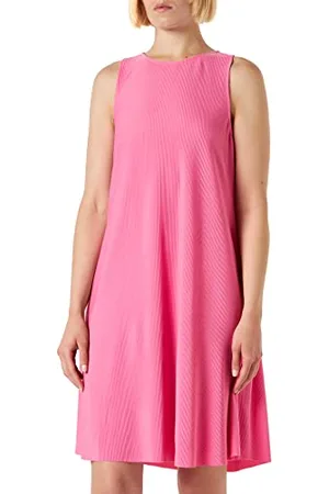QS by s.Oliver 2132242 Vestito, Midi, Rosa 4426, 40 Donna
