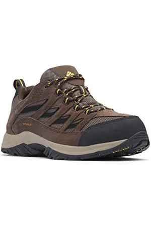 Columbia Crestwood WP, Scarpe da Trekking Basse Uomo, Mud/Squash, 41.5 EU