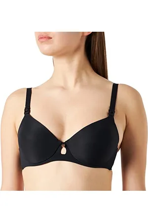 Noppies Honolulu Supreme Comfort Nursing Bra Reggiseno Imbottito, Nero-P090, 4C Donna
