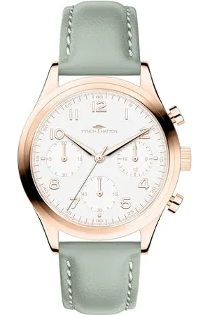 Fynch-Hatton Orologio Analogico al Quarzo Donna con Cinturino in Pelle FHT-0014-LC