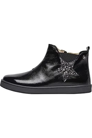 Naturino Glamy Star, Stivaletto, Bambine e ragazze, Black/Silver, 20 EU