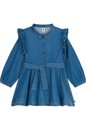 Petit Bateau A0B6S Abito Senza Maniche Bambina 5 Anni