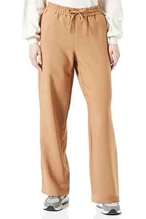 ONLY Onlmilian MW Pantaloni Larghi Pull-up CC TLR Tessuto, , 38W x 32L Donna