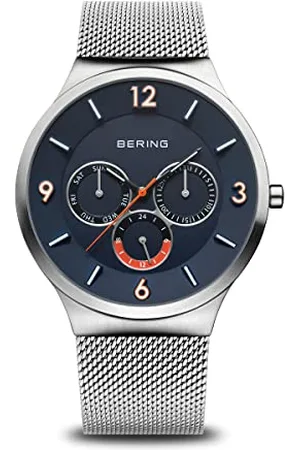 Bering Orologio Analogueico Quarzo Uomo con Cinturino in Acciaio Inox 33441-007