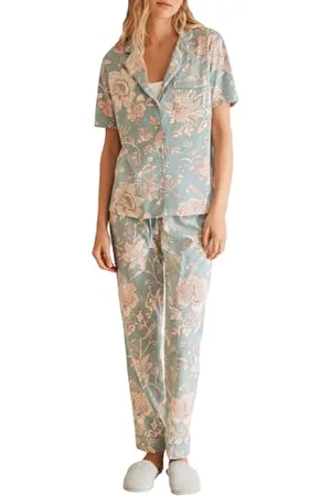 Women secret Pigiama a Maniche Corte Daily Aquamarine Set, , XL Donna