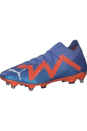 PUMA Future PRO MXSG, Scarpe da Calcio Unisex-Adulto, Blue Glimmer White-Ultra Orange, 42 EU