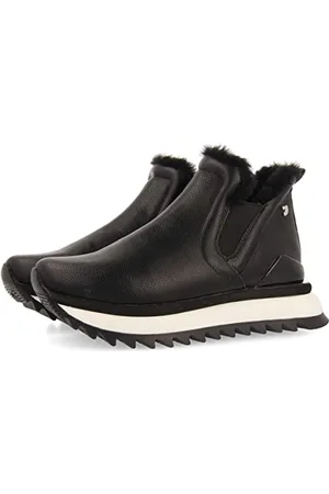 Gioseppo Sneakers Nere a Stivaletto da Donna pitten, Stile Chelsea.