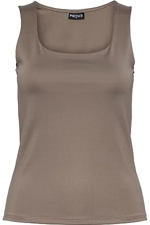 Pieces® Pcneja SL Top Reversibile Noos BC Canottiera, , L Donna