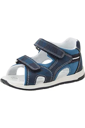 chicco Sandalo Geremia, Sandali, Bimbo 0-24, Blu/Bianco, 19 EU