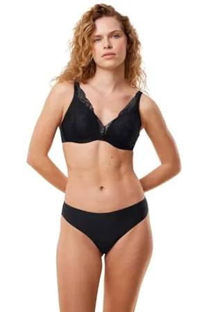 Triumph Donna Body Make-Up Illusion Lace Highleg Tai, Black