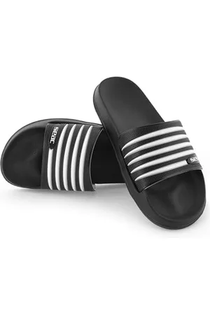 SEAC Zebra, Ciabatte Sportive per Piscina e Spiaggia , Bianco/Nero, 38