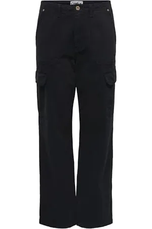 ONLY Onlmalfy HW Cargo Pant Pnt Pantaloni, , (M) W x 32L Donna