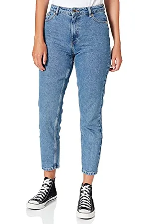 ONLY Onljagger Life High Mom Ankle DNM Noos Pantaloni Eleganti da Uomo, , 28W x 34L Donna