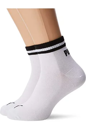 PUMA Heritage Quarter 2p Sport, (White 300), 35/38 (Taglia Produttore: 035) (Pacco da 2) Uomo