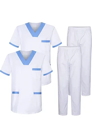 MISEMIYA Pack * 2 PCS - Uniforme Medica con Maglia e Pantaloni Uniformi Mediche Camice Uniformi sanitarie - Ref.2-8178 - Small