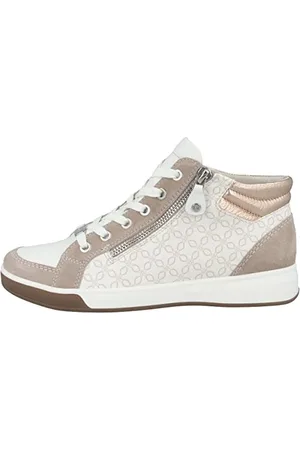 ARA Rom, Scarpe da Ginnastica Donna, Sabbia Bianca, Oro Rosa, 36 EU
