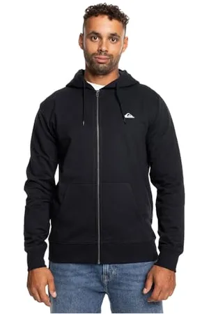 Quiksilver Basic Cappuccio Zip Giovani Uomini Maglia di Tuta, , L Uomo