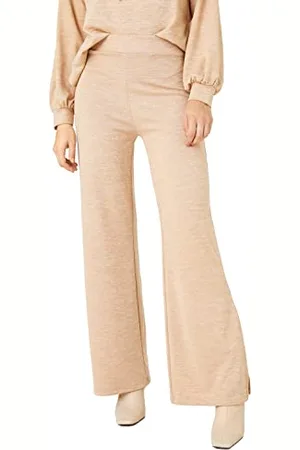 Koton Slit Detail Elastic Waist Pantaloni, (050), XL Donna