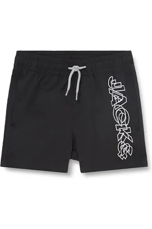JACK & JONES Jpstfiji Jjswim Double Logo Ly SN Mni Costume a Pantaloncino, , 5 Anni Bambini e Ragazzi