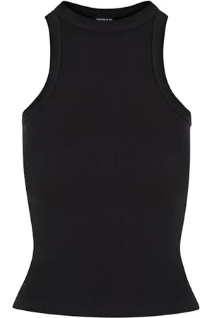 Urban classics Donna Racer Back Rib Top Canottiera, , XS