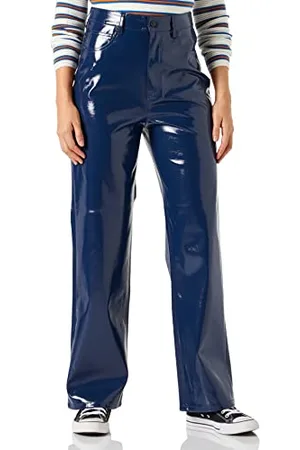 JJXX Jxkenya HW Stra Faux Leat Pant Noos Pantaloni, , M Donna